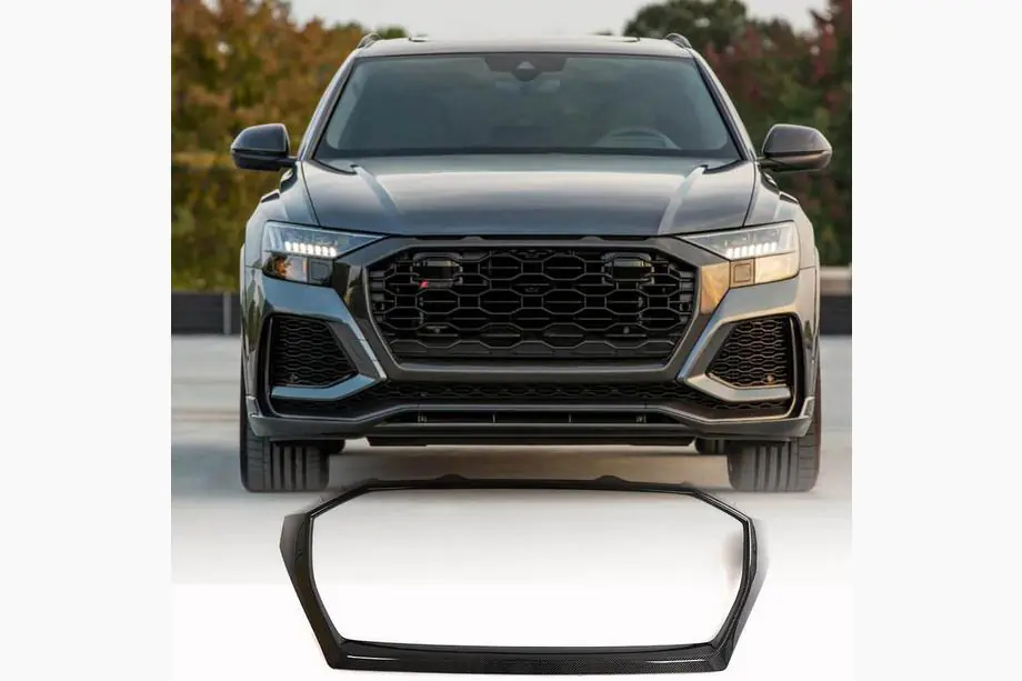Audi Q8 2018- Kühlergrill Umrandung für RSQ8 Carbon Image