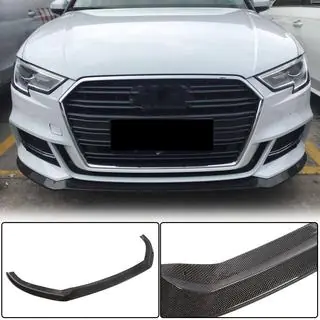 Frontlippe Lip V5 (für S-Line Sedan 2017-2020, Carbon) Foto 1