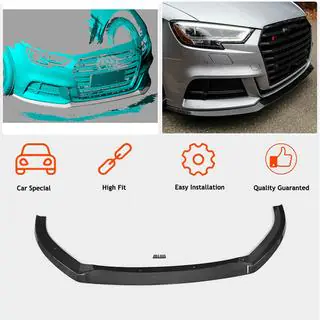 Frontlippe Lip V5 (für S-Line Sedan 2017-2020, Carbon) Foto 2