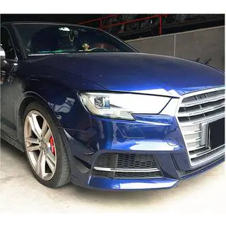 Frontstoßstangen-Lippe (für S-Line Sedan 2017-2020, Carbon) Foto 3