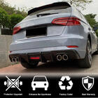Audi A3 2012-2020 Heckdiffusor V1 für S-Line HB 2017-2020, Carbon Foto 2