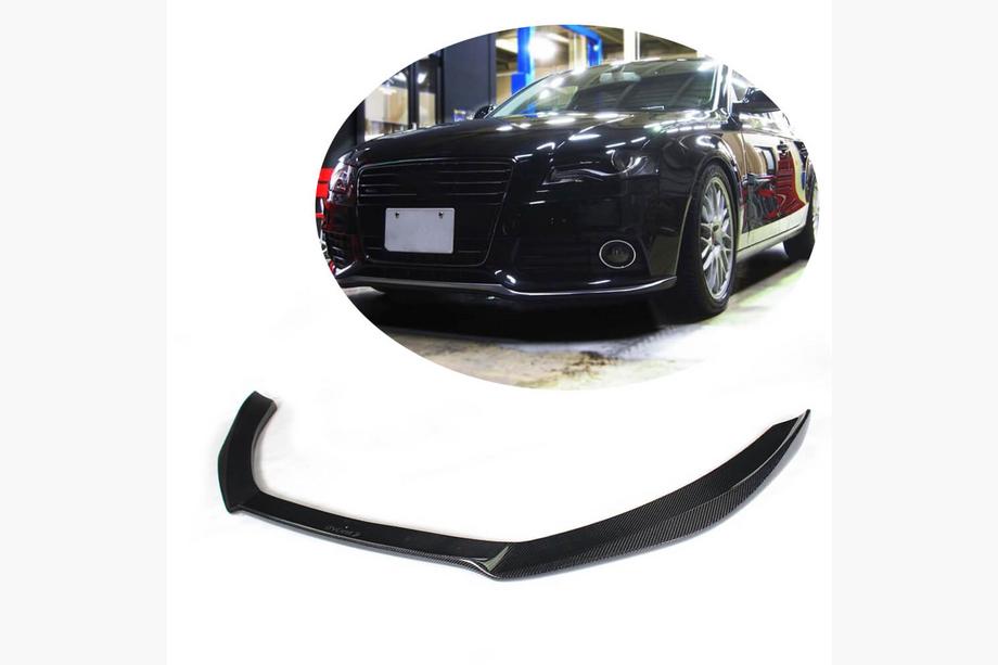 Audi A4 B8 2007-2015 Frontstoßstangen Lippe (für S-Line 2007-2011, Carbon) Foto 1