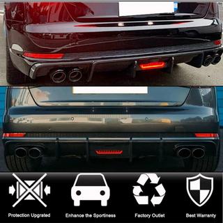 Heckstoßstangen-Diffusor V1 (für S-Line Limousine 2015-2019, Carbon) Foto 2