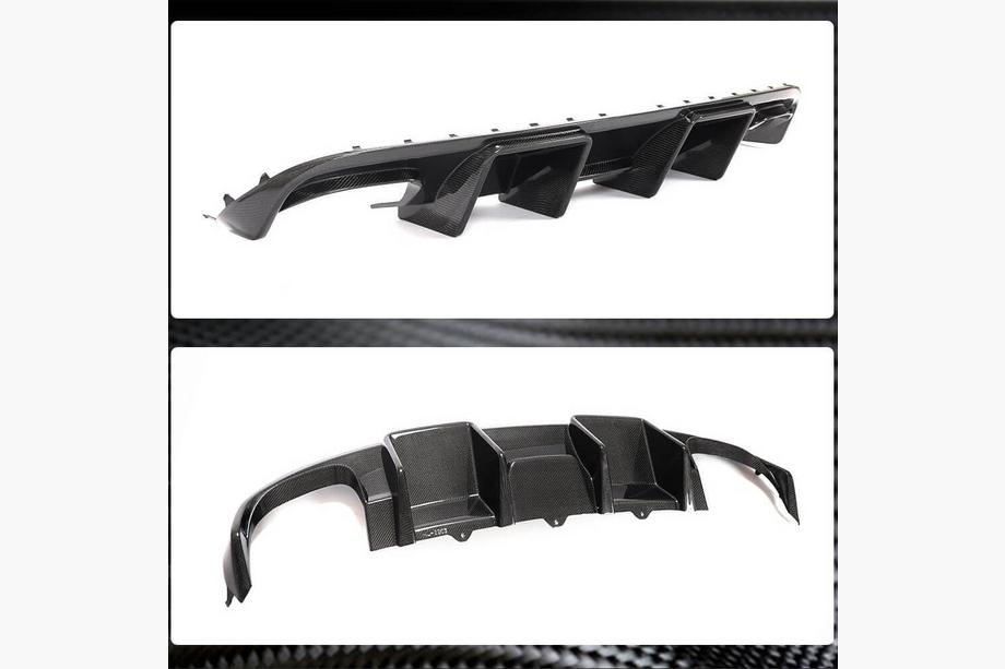 Audi A4 B8 2007-2015 Heckdiffusor V1 (für S4 2009-2012, Carbon) Foto 2