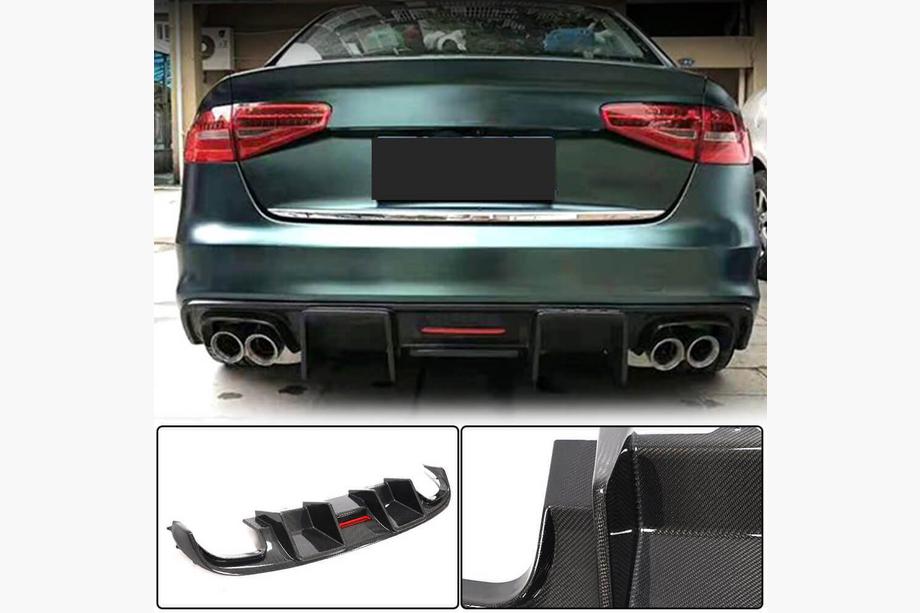 Audi A4 B8 2007-2015 Heckdiffusor V1 (für S4 2009-2012, Carbon) Foto 4