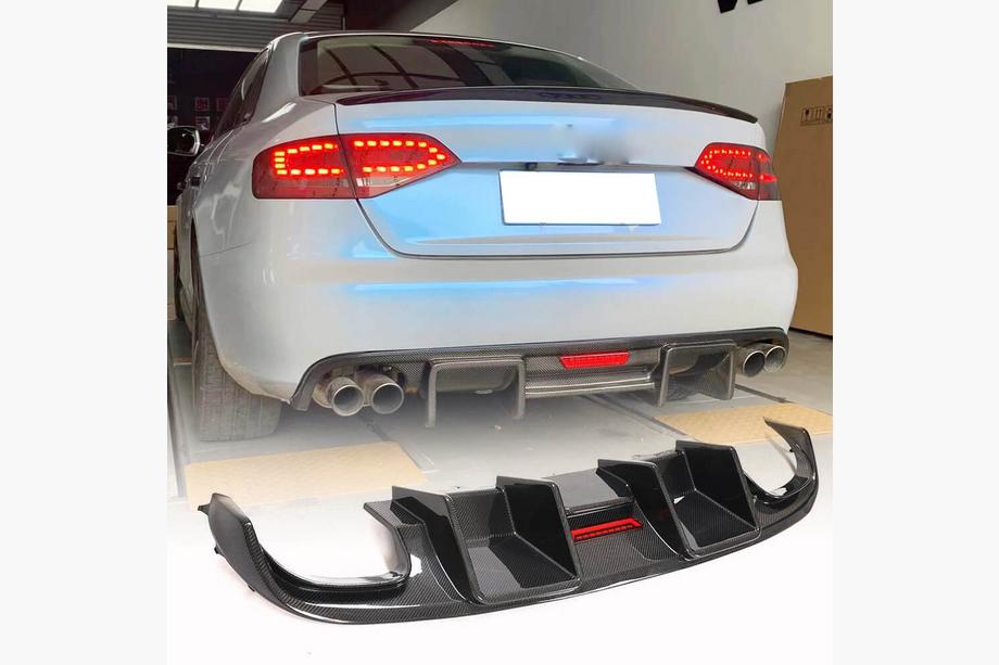 Audi A4 B8 2007-2015 Heckdiffusor V1 (für S4 2009-2012, Carbon) Foto 9