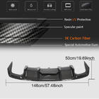 Audi A4 B8 2007-2015 Heckdiffusor für Stoßstange (für S4 2013-2015, Carbon) Foto 4