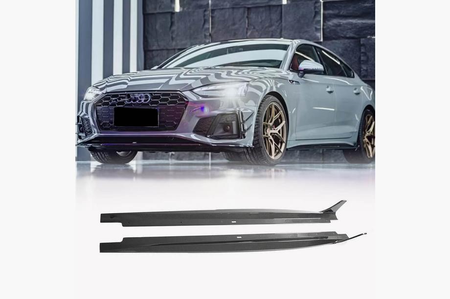 Audi A5 2016-2025 Seitenschweller 2021-2025 V2 (für Sportback, Carbon) Image