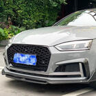 Audi A5 2016-2025 Frontspoiler Lippe V2 (für S-Line 2021-2025, Carbon) Foto 1