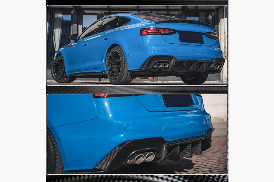 Audi A5 2016-2025 Heckdiffusor V1 (für S-Line 2021-2025, Carbon) Foto 4