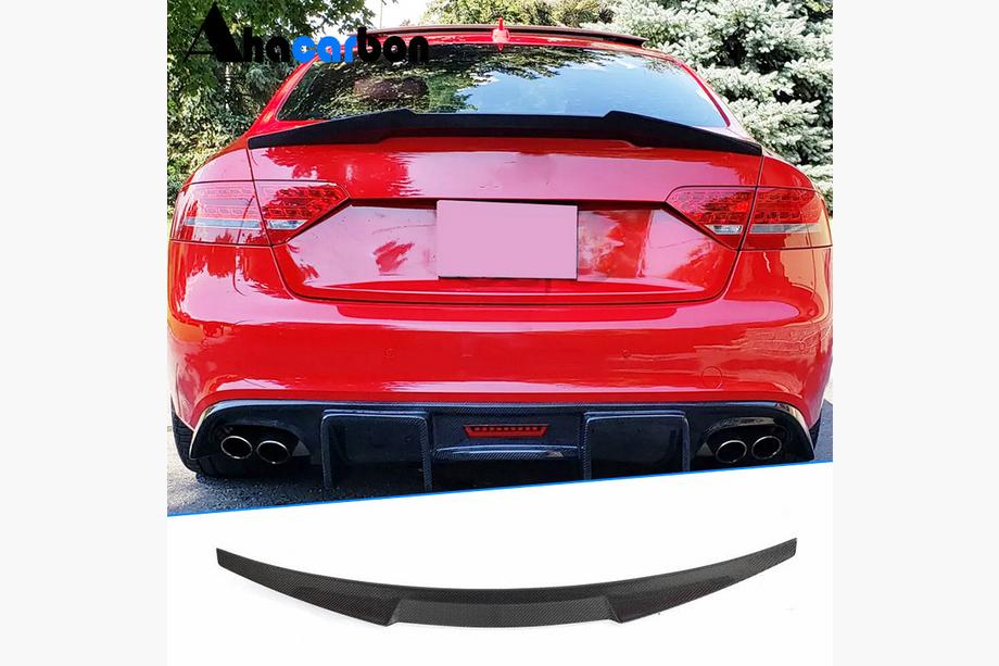 Audi A5 2007-2015 Heckspoiler V2 (für Coupe, Carbon) Foto 1