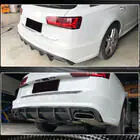 Audi A6 C7 2011-2017 Heckstoßstangen-Diffusor (für S-Line Avant 2014-2018, Carbon) Foto 5