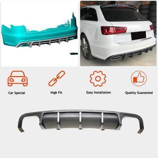 Heckstoßstangen-Diffusor (für S-Line Avant 2014-2018, Carbon) Audi A6 C7 2011-2017 Foto 2