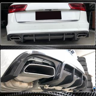Heckstoßstangen-Diffusor (für S-Line Avant 2014-2018, Carbon) Audi A6 C7 2011-2017 Foto 4
