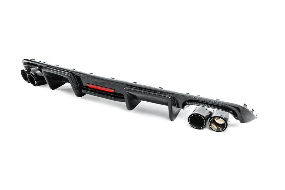 Audi A6 C7 2011-2017 Heckstoßstangendiffusor Carbon (für S-Line 2014-2018) Foto 3