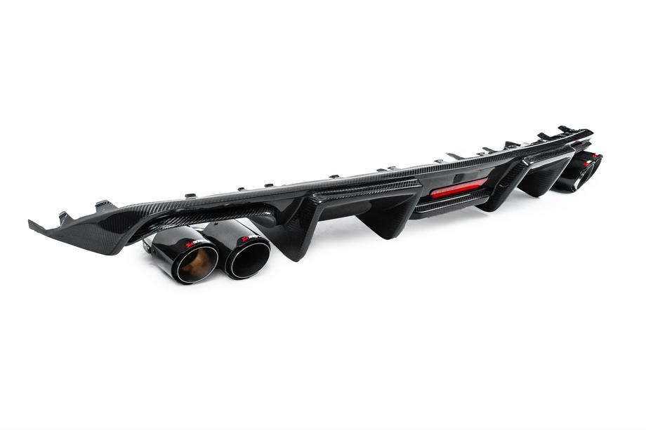 Audi A6 C7 2011-2017 Heckstoßstangendiffusor Carbon (für S-Line 2014-2018) Foto 5
