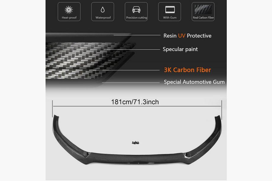 Audi A6 C7 2011–2018 Frontlippe Carbon V3 für S-Line 2014-2018 Foto 5