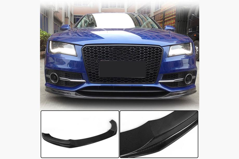 Audi A7 2010-2018 Frontspoiler Lippe V2 (für S-Line 2010-2014, Carbon) Image