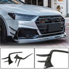 Audi A7 2018- Frontstoßstangen Abdeckungen (für S-Line 2018-2022, Carbon) Foto 1