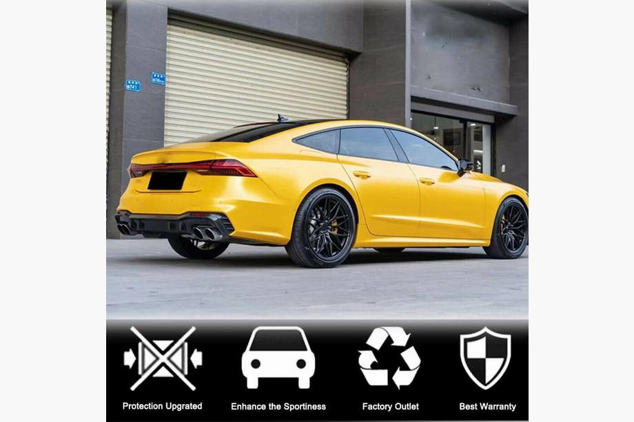 Audi A7 2018- Heckdiffusor Stoßstange (für S-Line 2018-2022, Carbon) Foto 3