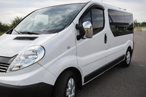 Renault Trafic 2001–2015 Spiegelabdeckungen Chrom (2 Stk) Carmos - Türkischer Stahl Foto 1