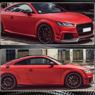 Seitliche Aufsätze für Frontstoßstange (für RS, 2016-2019, Carbon) Audi ТТ 2014-2023 Foto 4