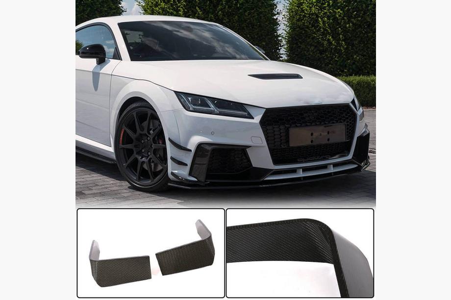 Audi TT 2014-2023 Abdeckungen für Nebelscheinwerfer (für RS, 2016-2019, Carbon) Foto 1