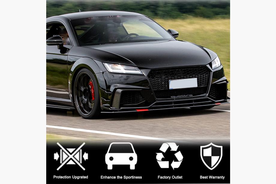 Audi TT 2014-2023 Abdeckungen für Nebelscheinwerfer (für RS, 2016-2019, Carbon) Foto 3