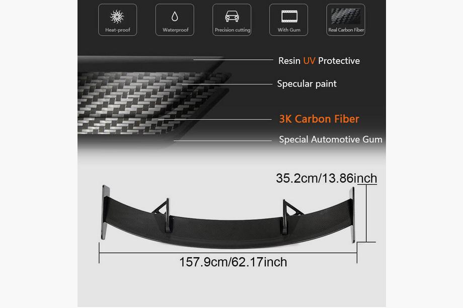 Audi TT 2014-2023 Heckspoiler V2 (Carbon) Foto 6