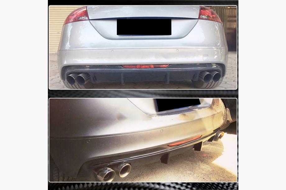 Audi TT 1998-2006 Heckstoßstange Diffusor (FRP) V2 Foto 2