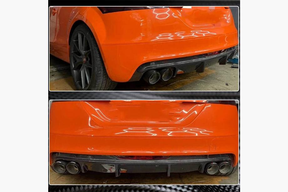 Audi TT 1998-2006 Heckstoßstange Diffusor (FRP) V2 Foto 3