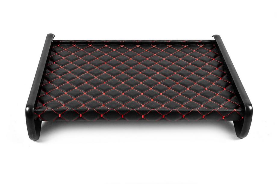 Mercedes Sprinter W907/W910 2018- Ablage für Armaturenbrett (Schwarz mit roter Naht) Foto 4