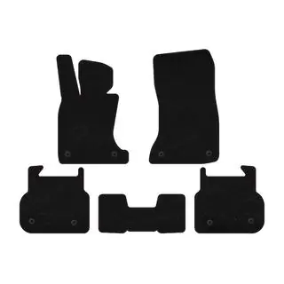 Textil Fußmatten Premium (für F01, Schwarz)