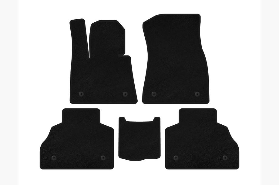 BMW X7 G07 2019- Textil Fußmatten Premium (2 Reihen, Schwarz) Image