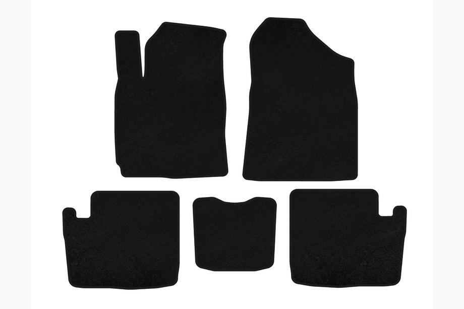 Chery Tiggo 1 2005-2016 Textil Fußmatten Premium (2005-2009, Schwarz) Image