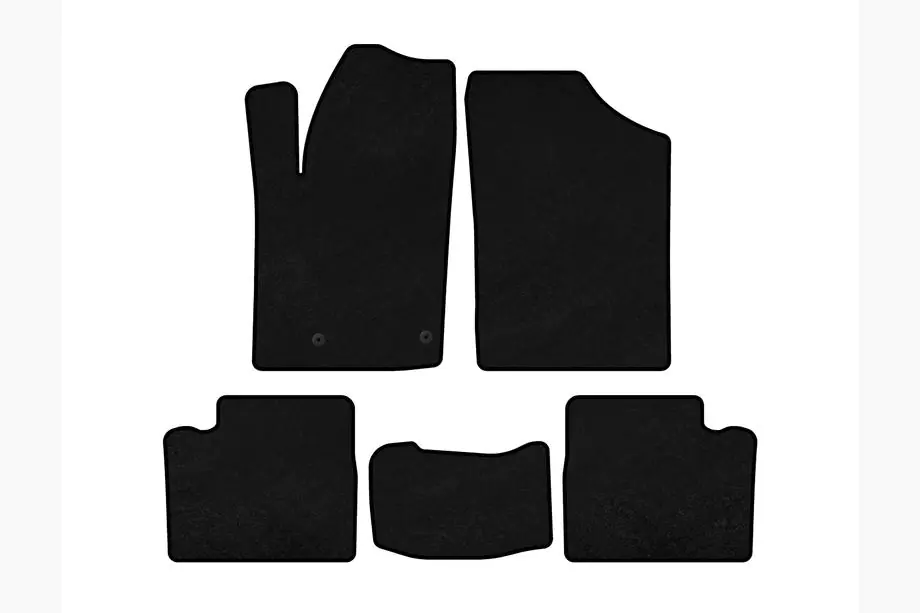 Citroen Berlingo 1996-2008 Textil Fußmatten Premium (Schwarz) Image