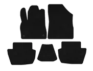 Citroen DS-5 2011-2015 Textil Fußmatten Premium (HB, Hybrid/Automatik, Schwarz) Foto 2