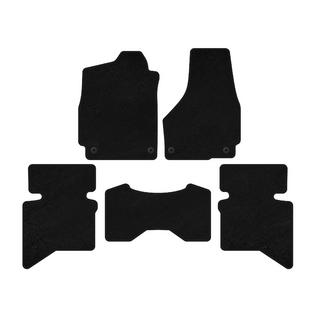 Textil Fußmatten Premium (2009+, 5-Sitzer/Doppelkabine, Schwarz) Dodge RAM (DS/DJ/D2) 2009–2024 Foto 1