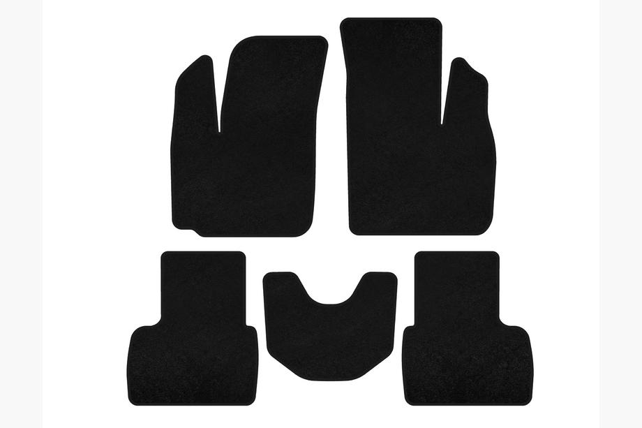 Fiat Doblo I 2001-2005 Textil Fußmatten Premium (Schwarz) Image
