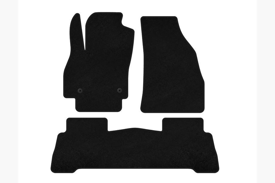 Fiat Fiorino/Qubo 2008-2024 Textil-Fußmatten Premium (Für Fiorino, Schwarz) Foto 2