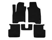 Fiat Panda 2011-2023 Textil Fußmatten Premium (Schwarz) Foto 1