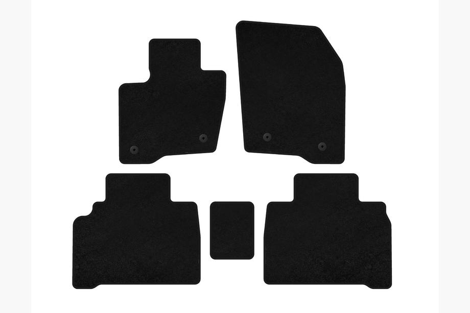 Ford Galaxy 2015- Textil-Fußmatten Premium (HB, Schwarz) Image