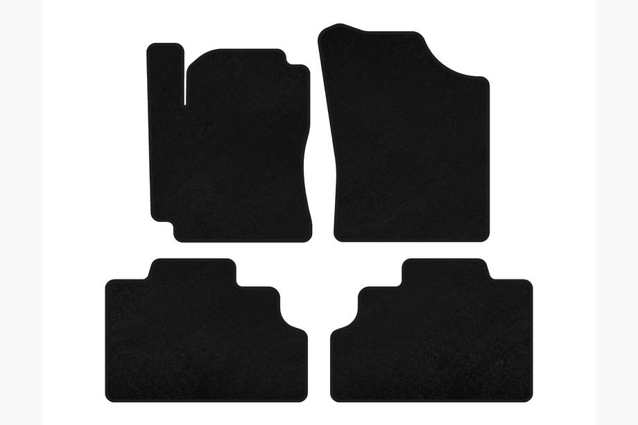 Geely CK-2 2008-2016 Textil-Fußmatten Premium (SD, Schwarz) Image