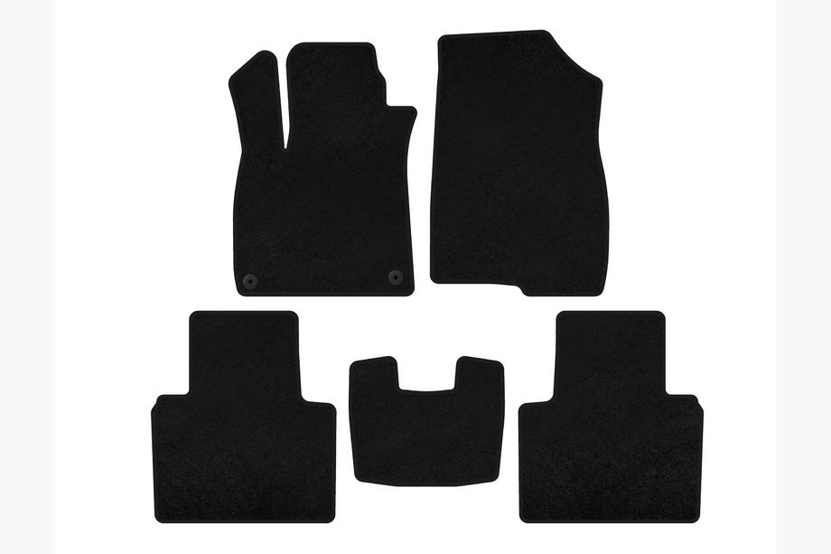 Honda Accord X 2017-2022 Textil-Fußmatten Premium (SD, Schwarz) Foto 2