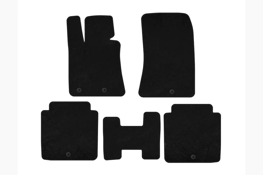 Hyundai Equus 2009-2016 Textil Fußmatten Premium (schwarz) Image