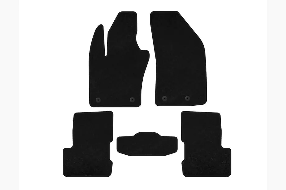 Jeep Renegade 2014- Textil Fußmatten Premium V-2 (Schwarz) Image