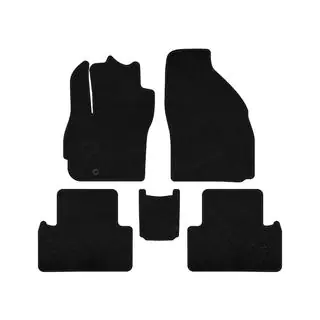 Textil Fußmatten Premium (2 Reihen, 7-Sitzer, Schwarz)