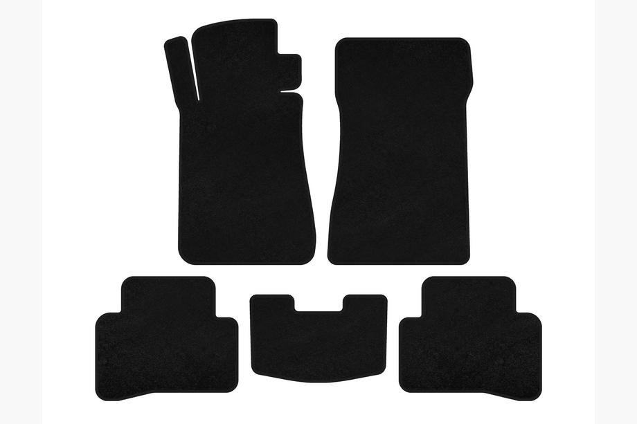 Mercedes C-class W202 1993-2001 Textil-Fußmatten Premium (SD, Schwarz) Foto 1