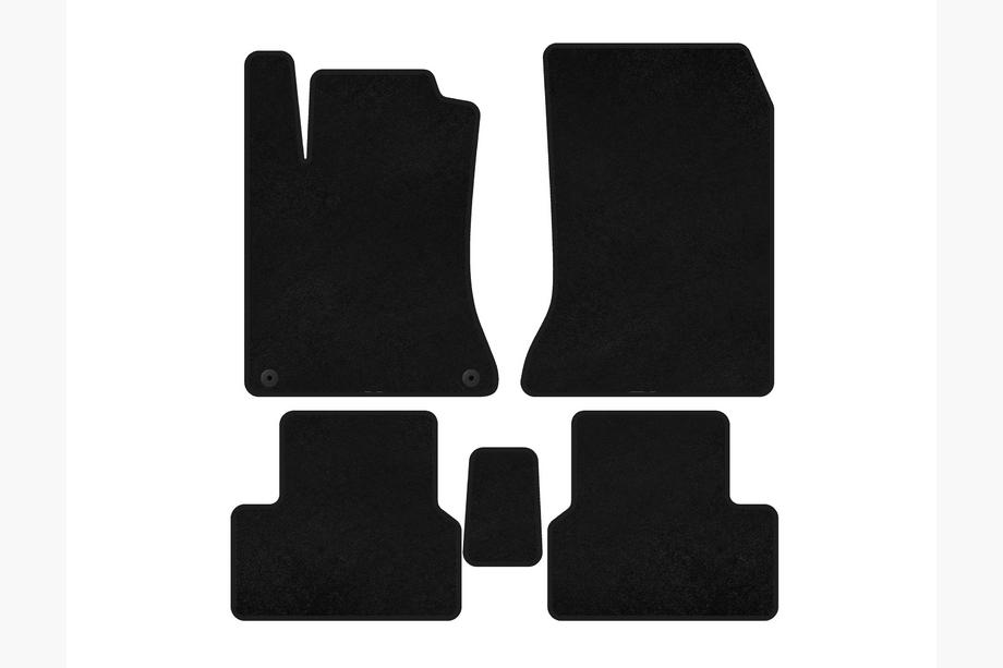 Mercedes B-class W246 2011-2018 Textil-Fußmatten Premium (2011-2014, schwarz) Image