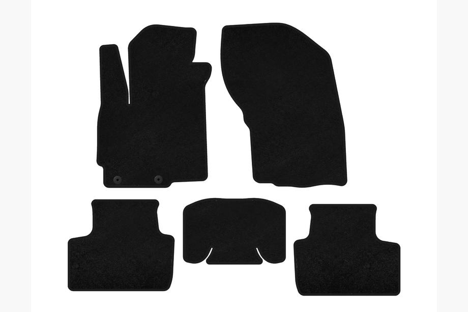 Mitsubishi ASX 2010-2023 Textil Fußmatten Premium (2019-2023, schwarz) Foto 1